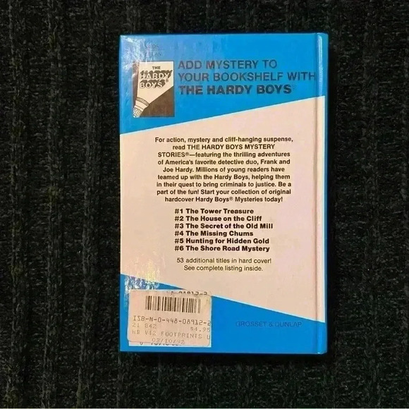 THE HARDY BOYS #12: FOOTPRINTS UNDER THE WINDOW by Franklin W. Dixon - Picture 5 of 9